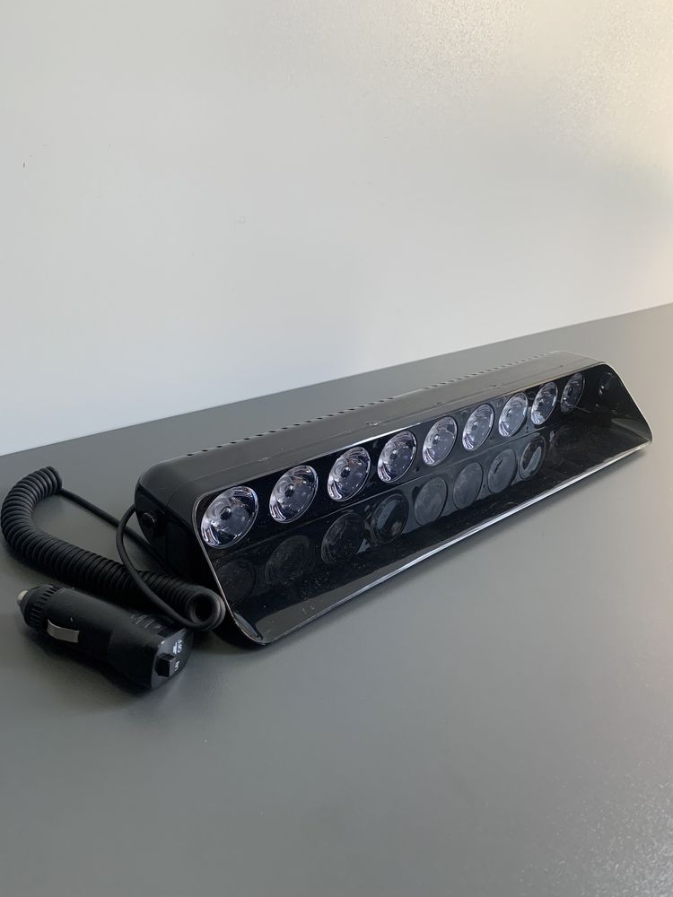 Stroboscop auto LED parbriz S9, galben