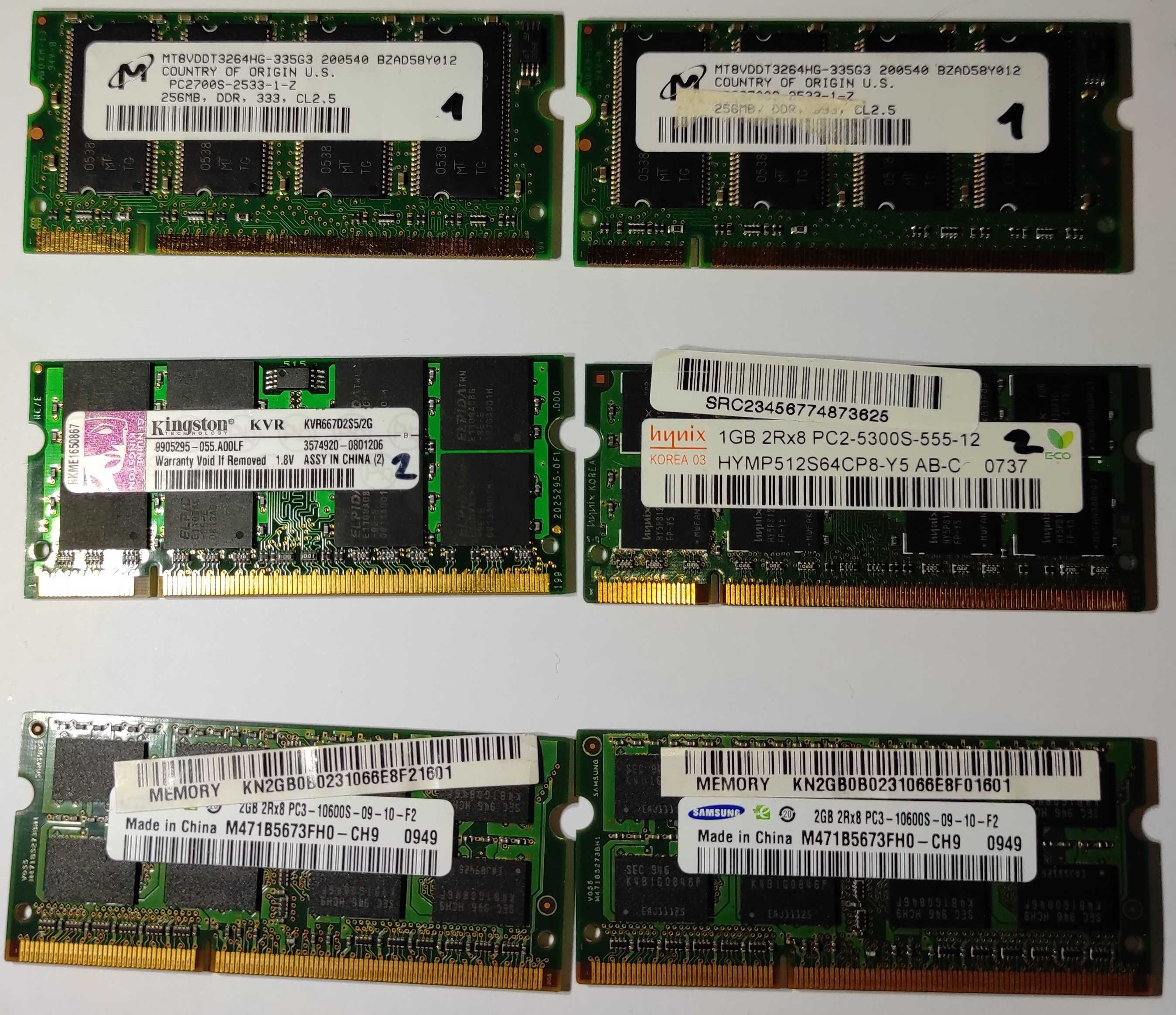 Memorii PC si laptop, DDR1, DDR2