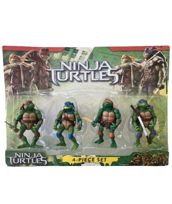 4броя Комплект фигурки Костенурките Нинджа с оръжия