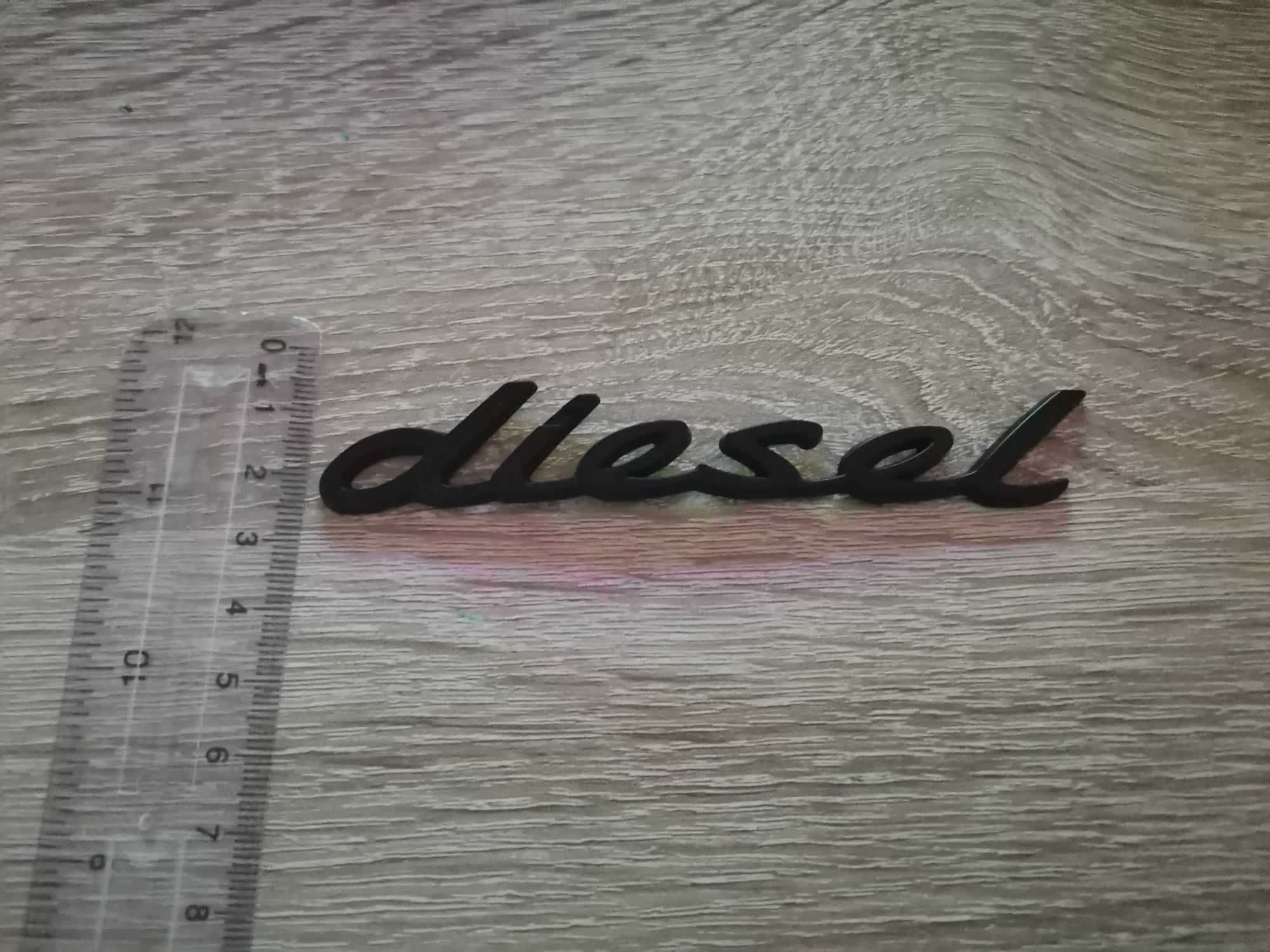 черни емблеми лога Порше Porsche Diesel Дизел