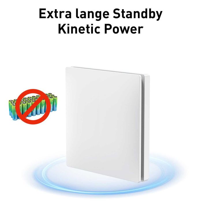 Комплект кинетичен превключвател и RF приемник за осветление