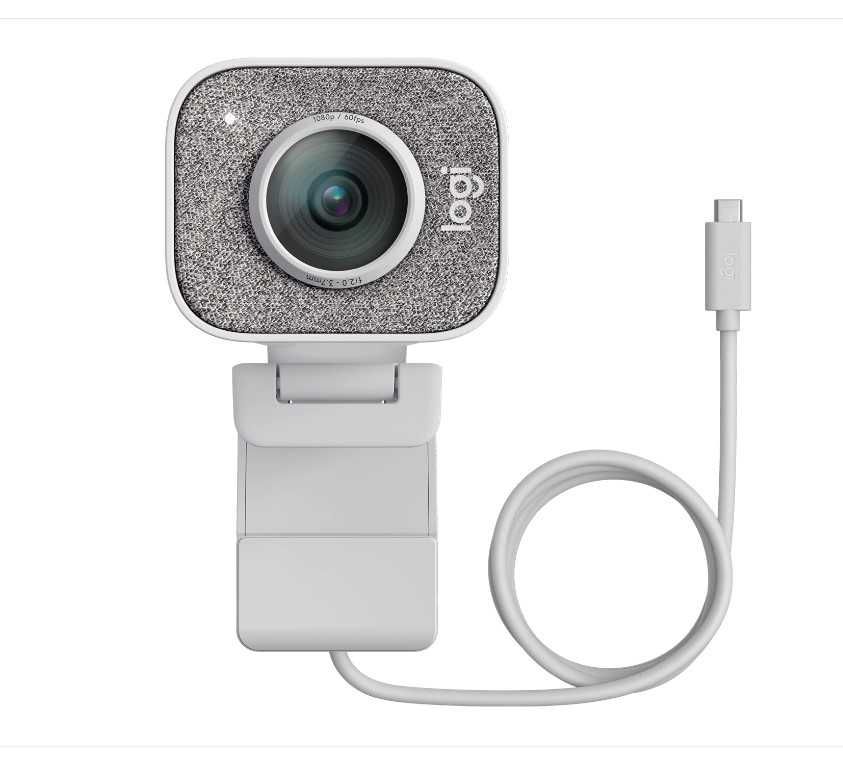 Camera Logitech StreamCam, USB-C, Alb