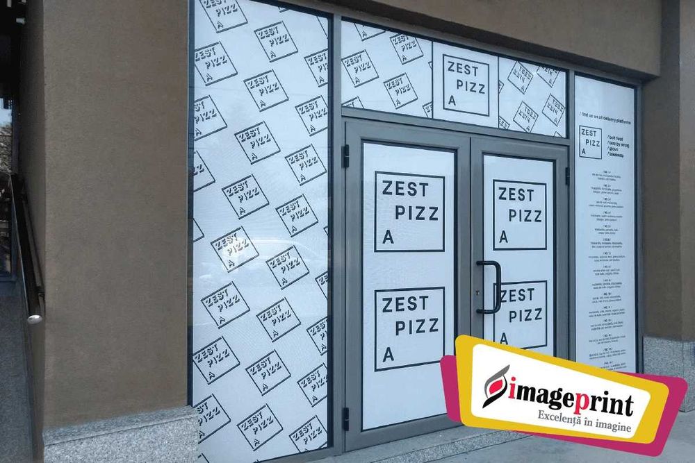 Colantare magazine, bannere, sablare, autocolant perforat, casete led