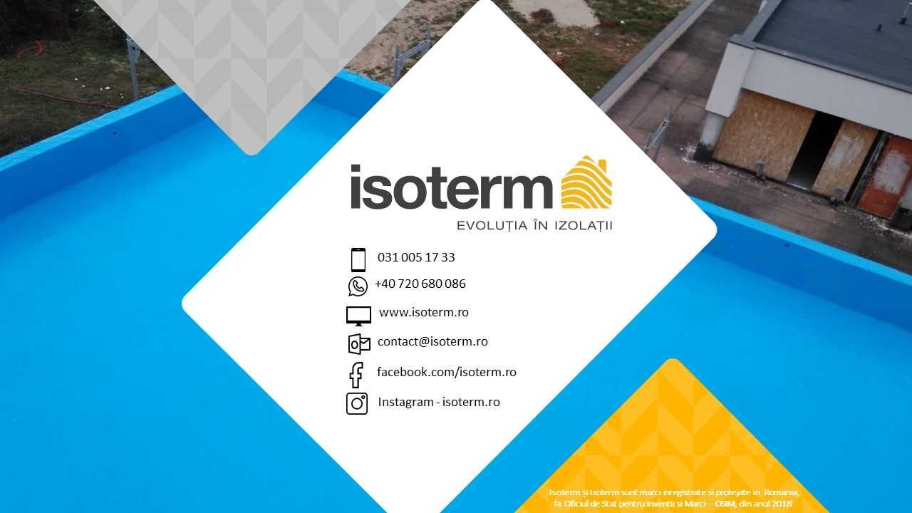 Hidroizolatie cu spuma poliuretanica si poliuree - Isoterm®