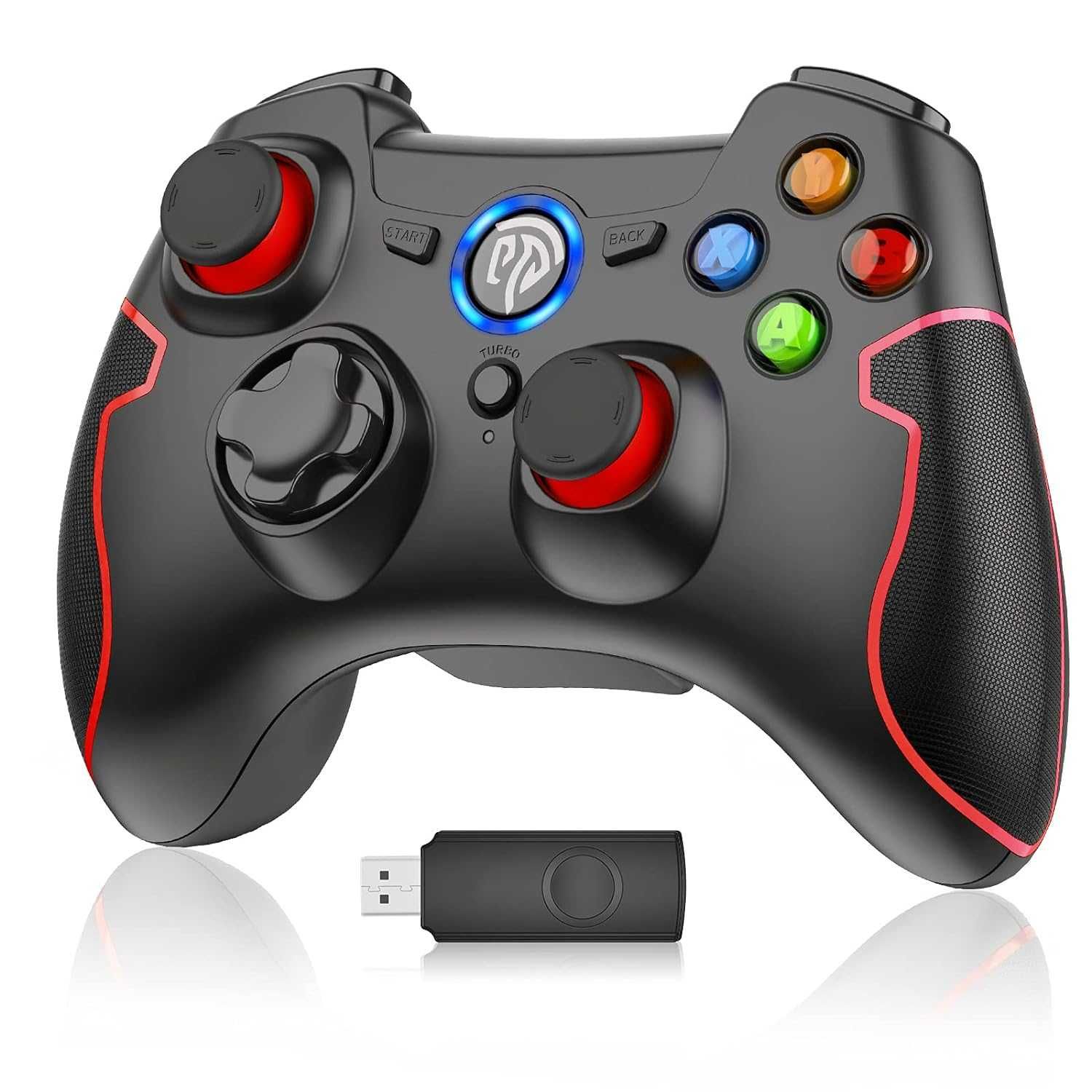 Controler jocuri EasySMX PS3 Dualshock,wireless 2.4G,Rază până la 10m