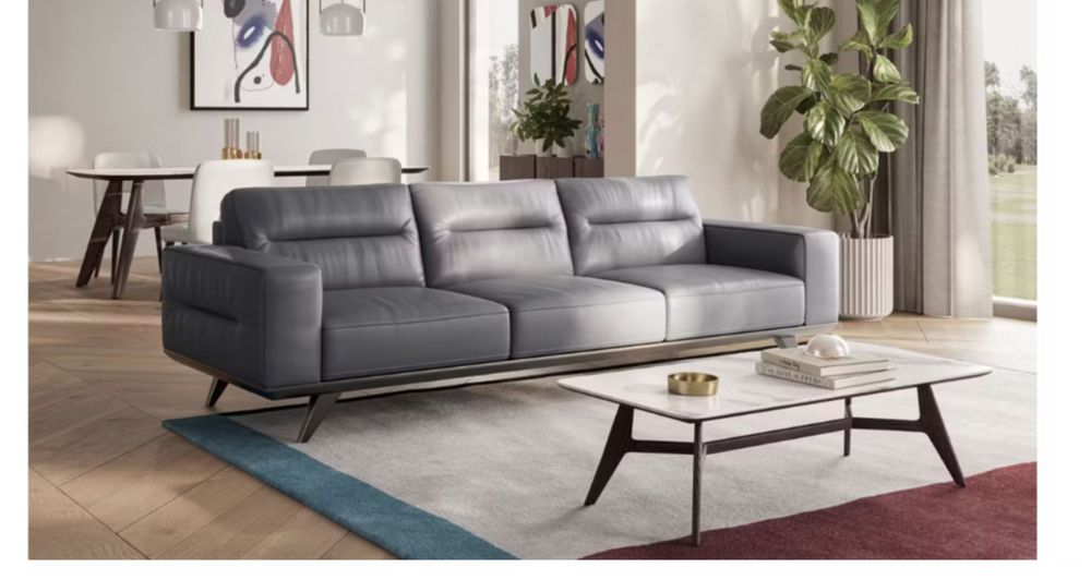 Canapea Natuzzi Piele Gri