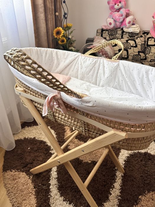 Coş bebe din nuiele