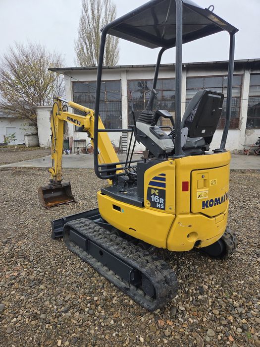 Miniexcavator komatsu pc16 r 1,8 tone, an 2020 takeuchi, jcb, kubota,