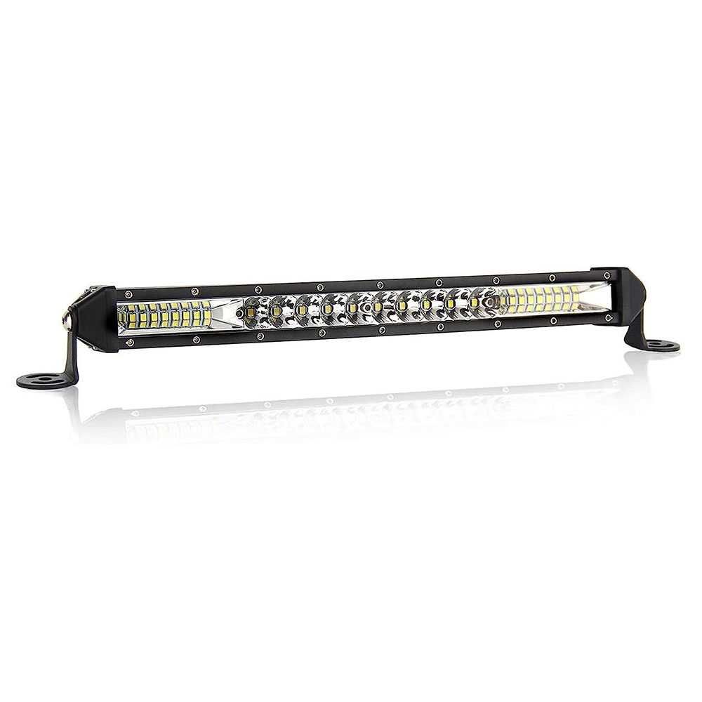 Ултра тънък диоден LED bar с комбинирана светлина, 72W, 12-24V, 27.5см