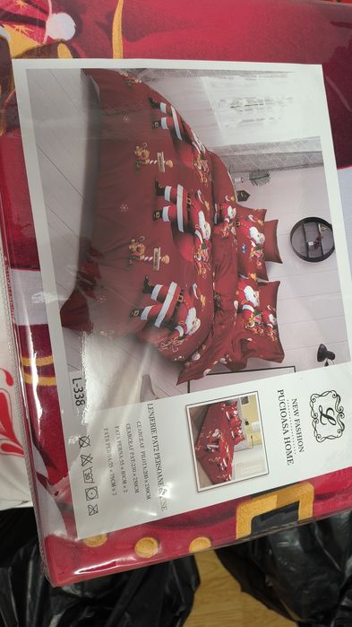 Lenjerie cu tematică de Crăciun