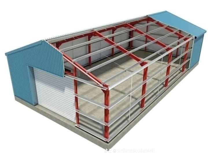 Vând hale metalice avem pe stoc 12/20