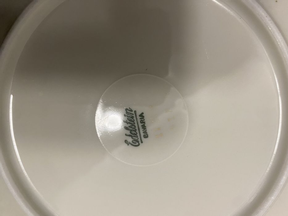 Немски чинийки от костен порцелан