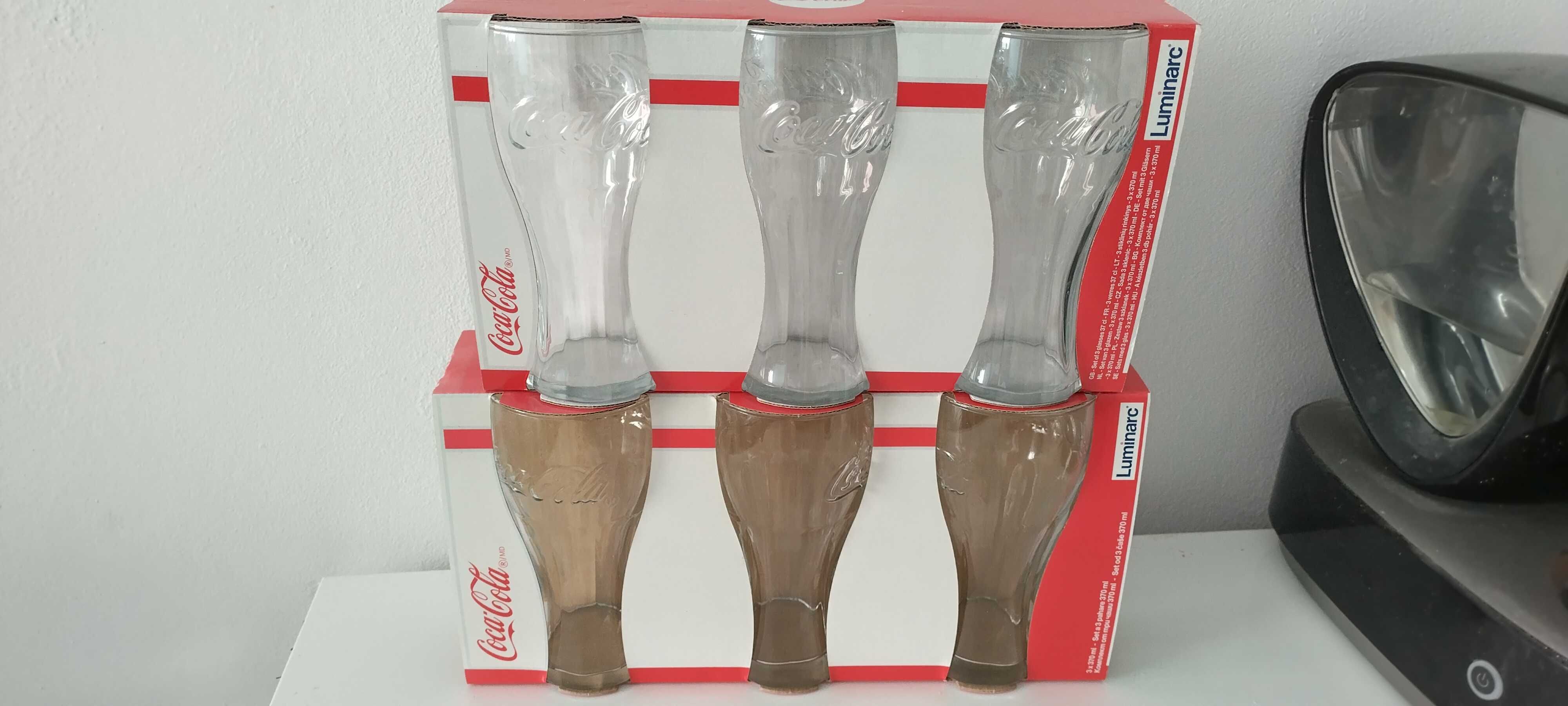 Продавам 2 комплекта по 3 броя чаши Coca-Cola