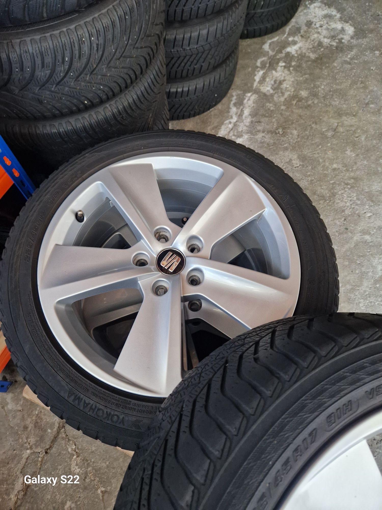 Jante 5x112 Seat Leon Fr anvelope 225 45 17