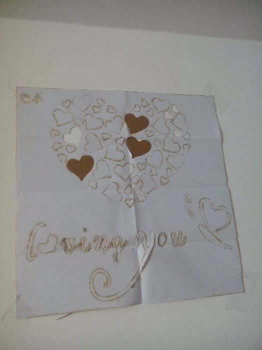 Sticker de perete LOVING YOU valentines dragobete surpriza