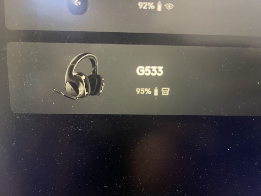 Casti logitech G533 cu dongle / receiver headset