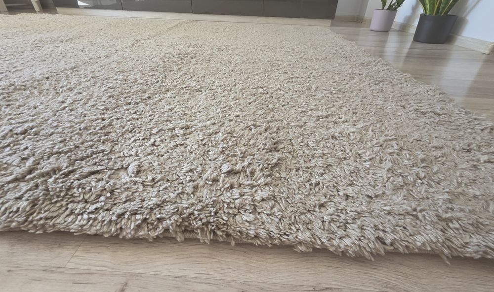 Covor Moldabela Shaggy gri-bej melanj 200/300 cm