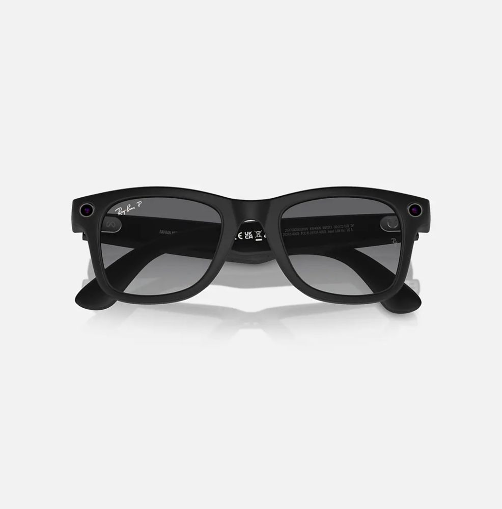 Rayban Meta wayfarer matte black