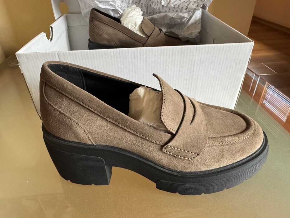 Дамски Лоуфър Geox -Spherica EC15 Taupe