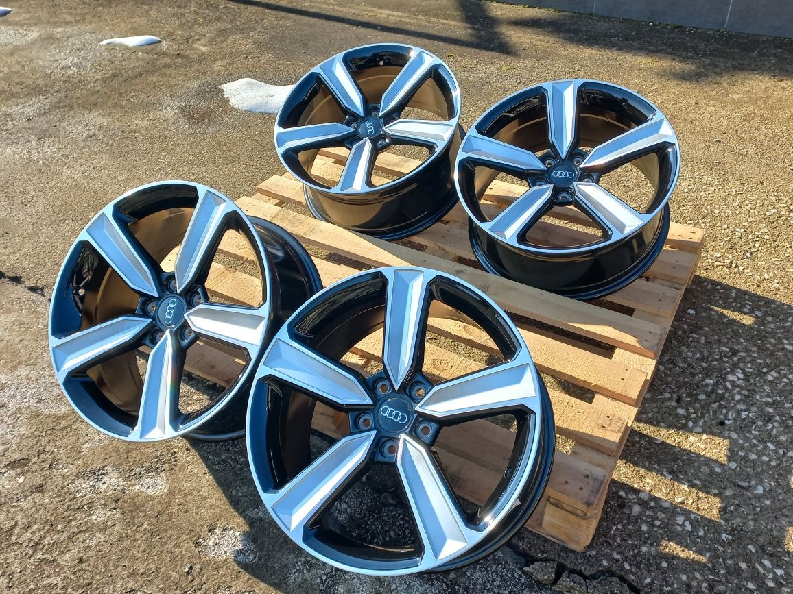 18. АУДИ 5Х112 БАБА ЯГА Deep Black Silver A3 A4 A5 A6 A7 A8 Q3 Q5 Ч.Но