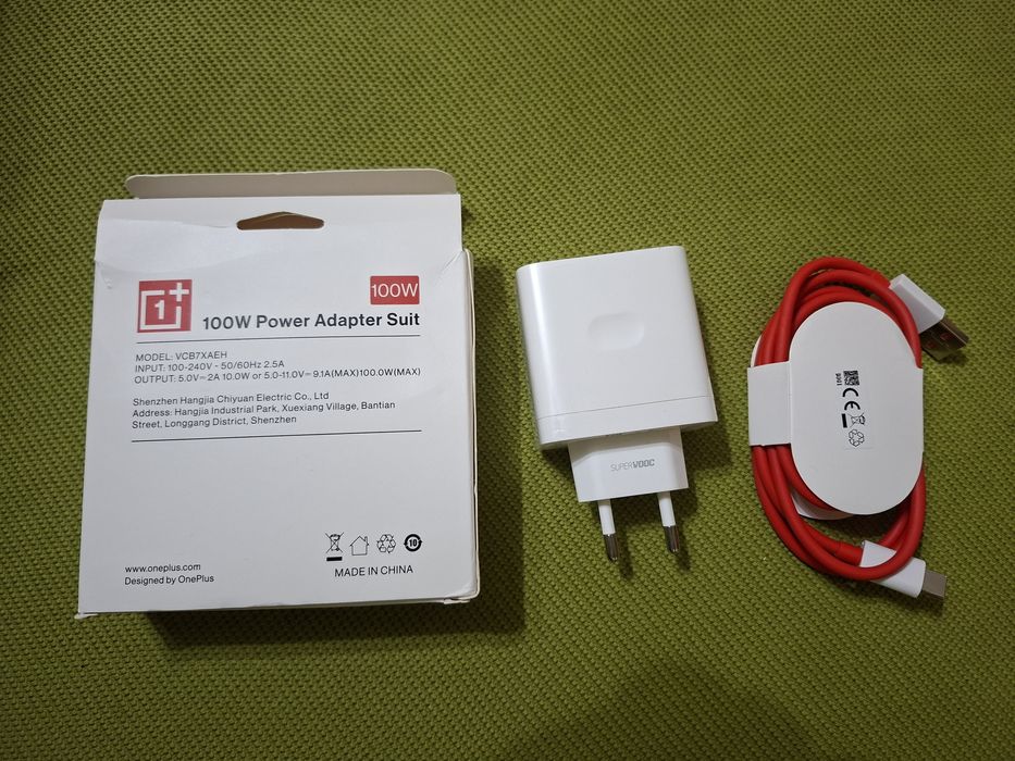 Incarcator si cablu usb C 100w Supervooc OnePlus Wrap charge
