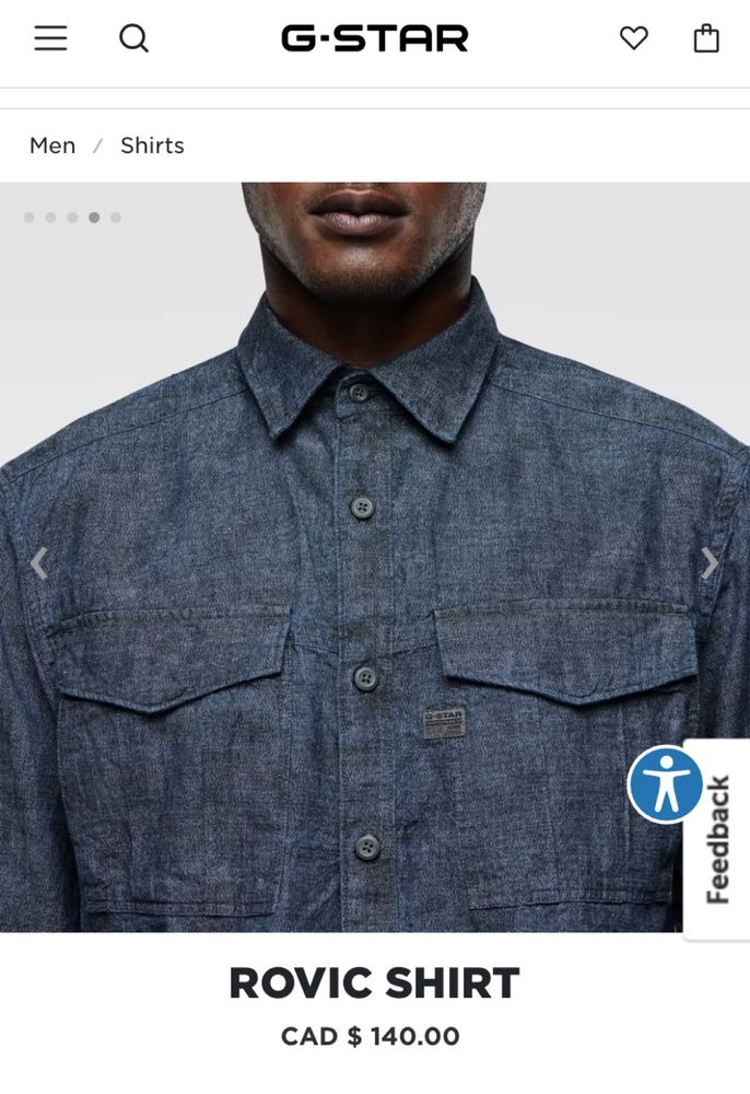 G-star Raw S нъжка риза