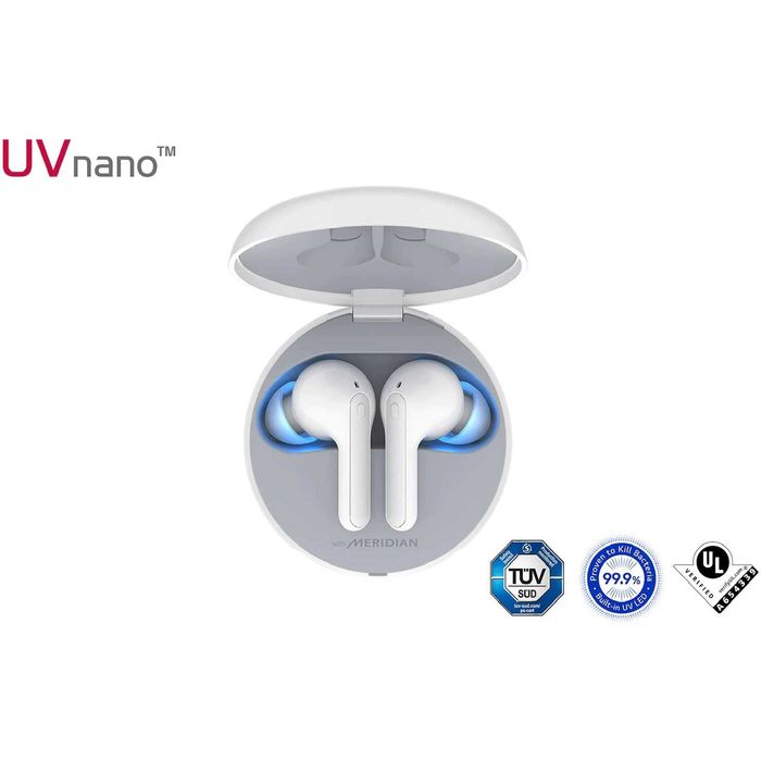 Casti Bluetooth In-Ear LG TONE Free FN7 True Wireless Microfon NC alb