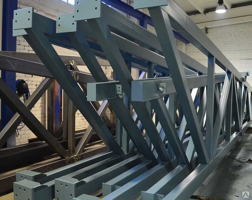 Металлоконструкция, цех, ангар, подрельсовые балки, подкрановые балки