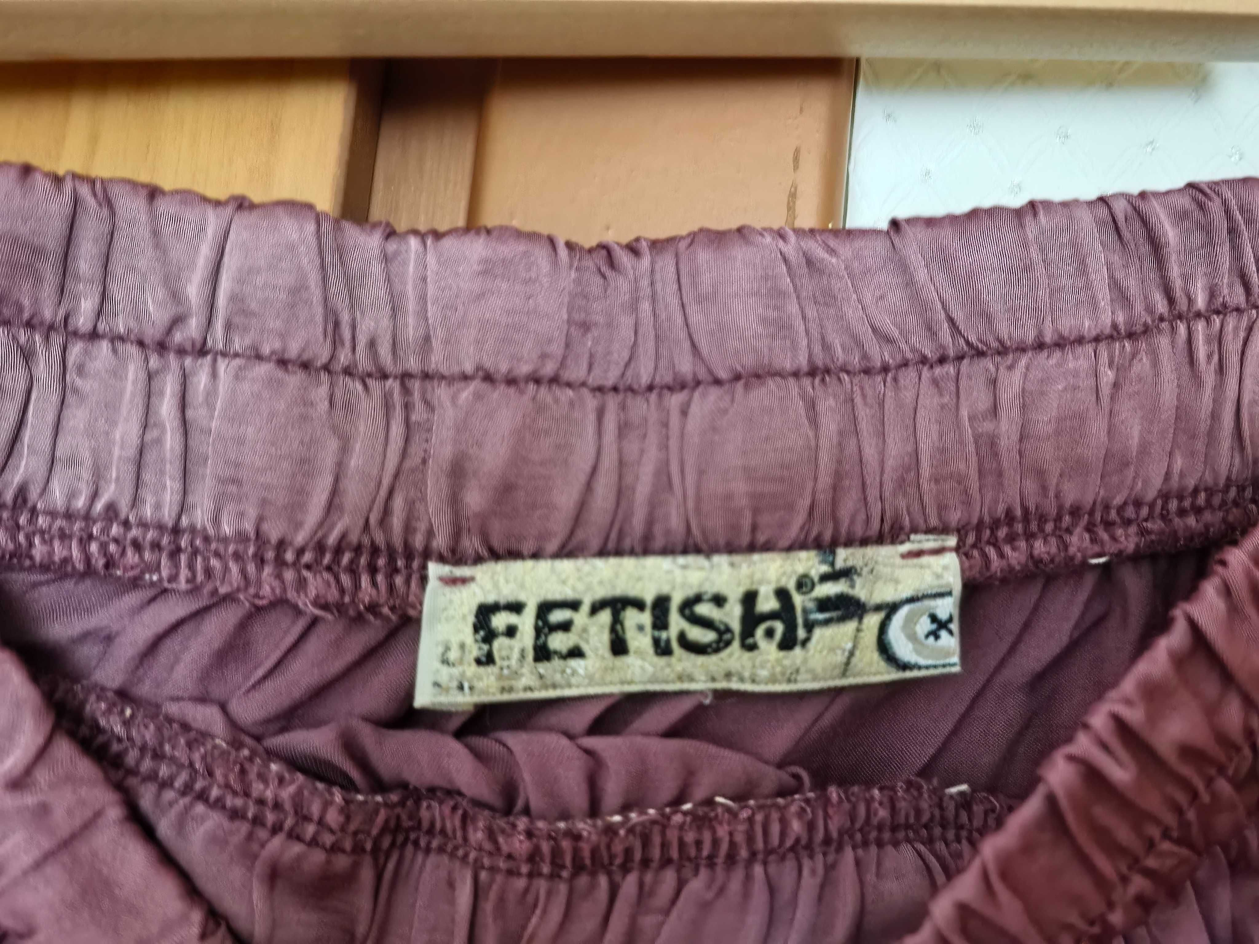 Дълга сатенена пола FETISH