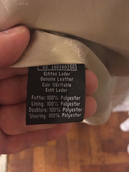 Geacă Eastwind PIELE ALBĂ mărime mare 60 (XXXL) cu tunică IMPECABILĂ!!