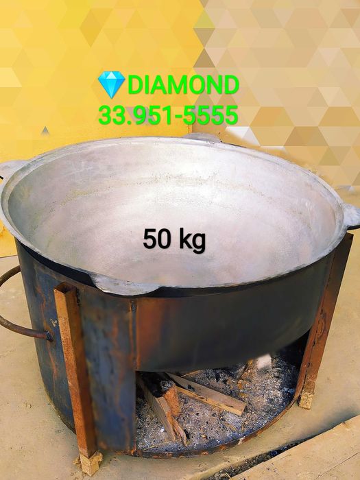 Qozon ochoq 10kg. 30kg. 50kg