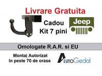 Carlige de remorcare omologate RAR Jeep Wrangler - 5 ani garantie