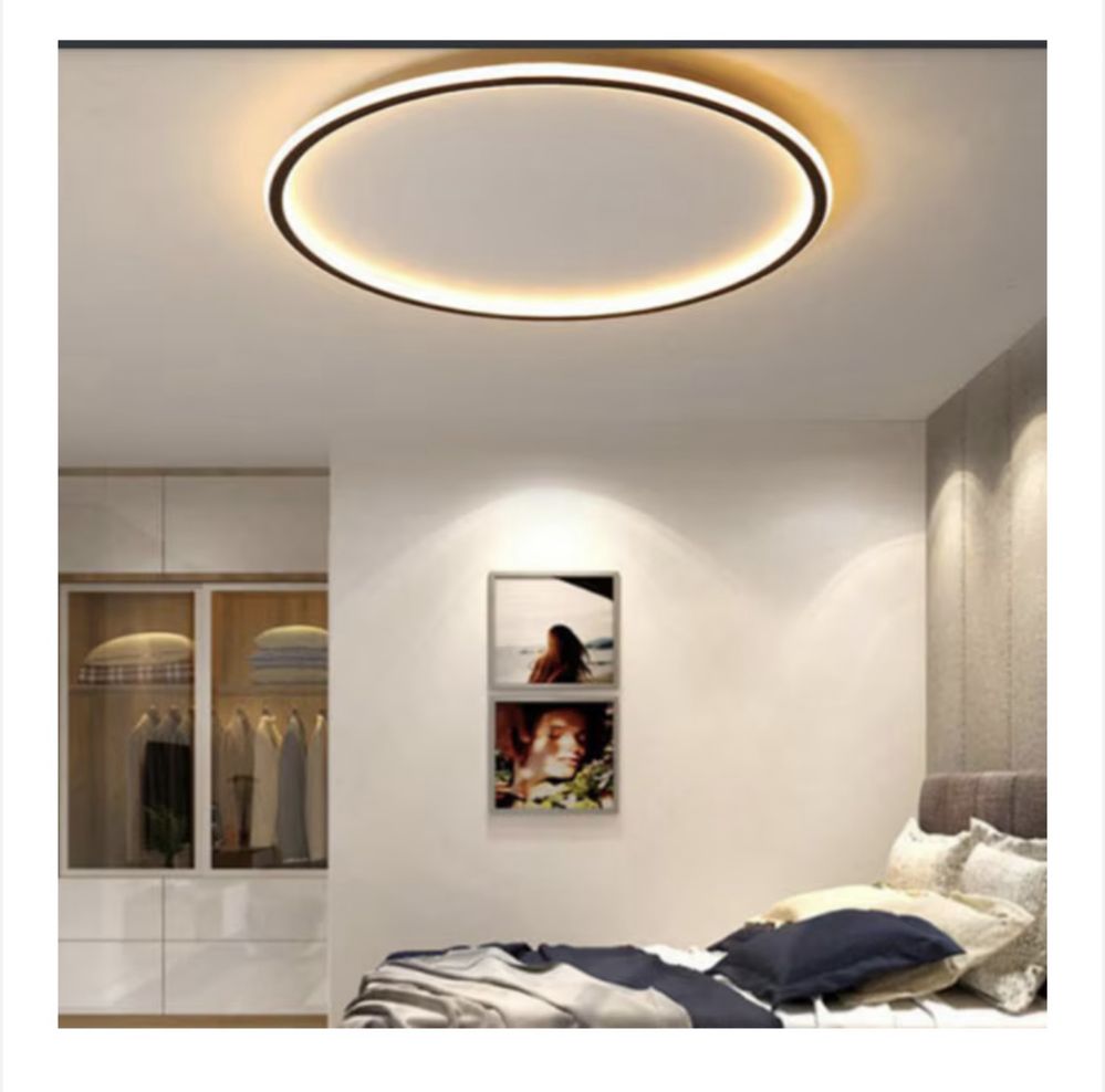Нова LED плафониера Trandafi Led дист. упр., 220-240V, 60W, A +, 50 cm