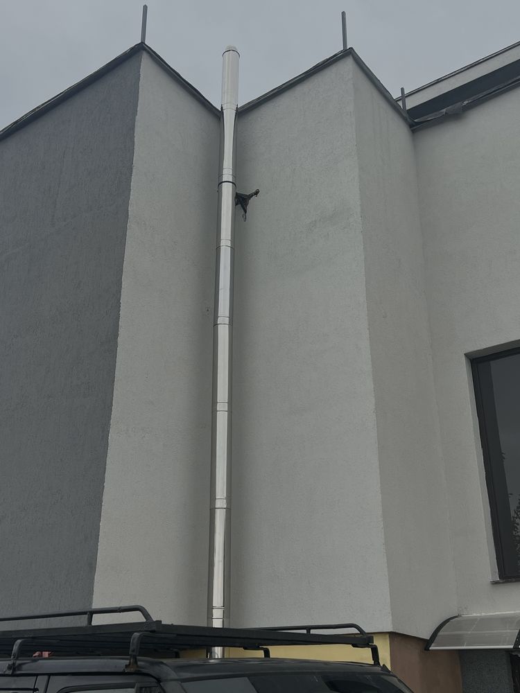 Horn din inox cos de fum facem la comada