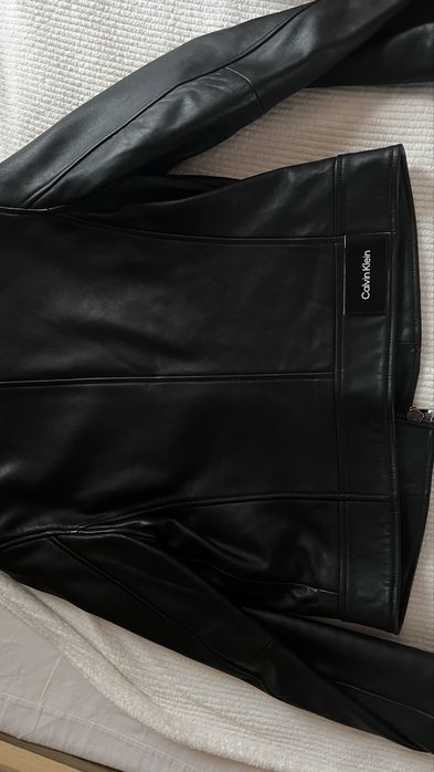 Кожено яке Calvin Klein