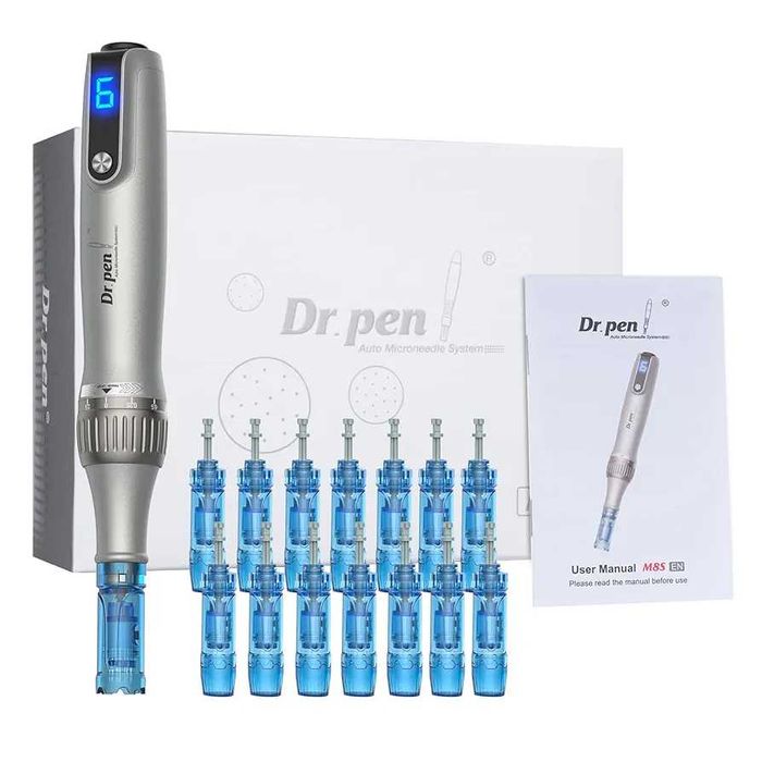 Нова тествана козметична писалка Dr. пен M8S с 14 патрона, безжична...