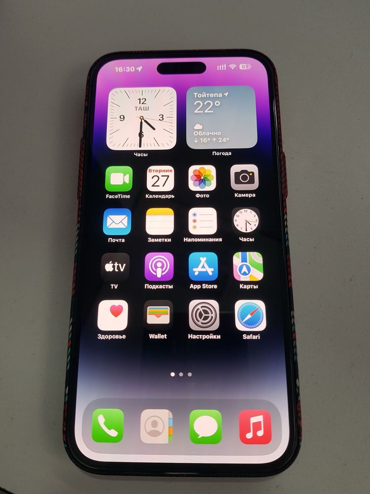 Продается iphone 14 pro max 256гб  85% аккумулятор