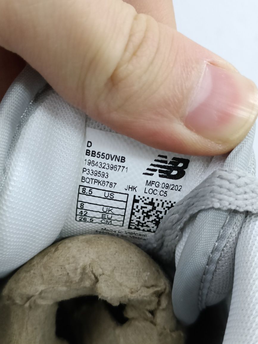 New Balance 550 номер 42 код 55A