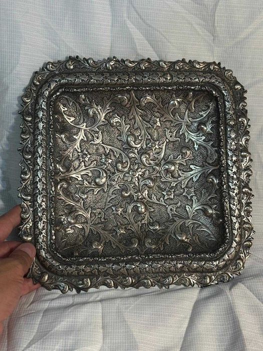 FRUCTIERA ARGINT 800 - Tava - Platou - Bogat Decorata -460g -8.5lei/gr