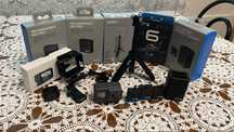 GoPro Hero 6 Black + 4 baterii, încărcător şi accesorii