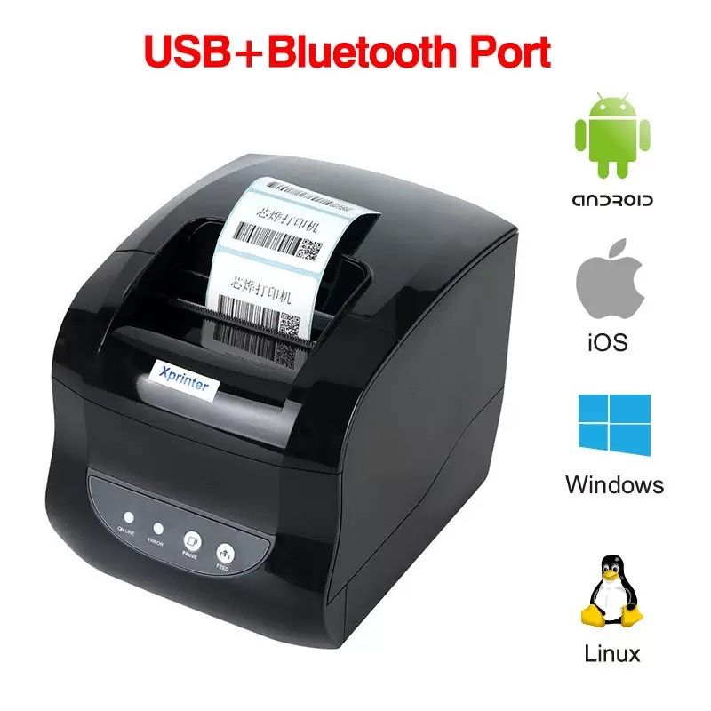Продам новый термопринтер Xprinter XP-365B с Bluetooth