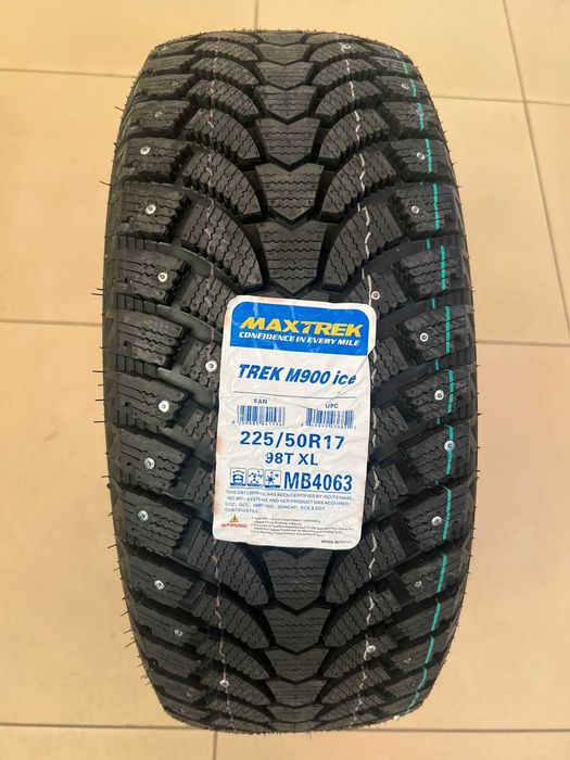 225/50 R17 Maxtrek Trek M900 ice шипованные