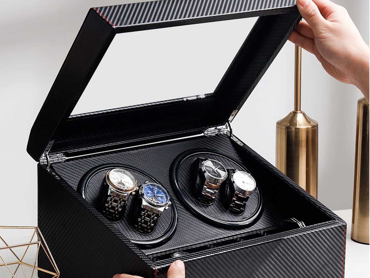 Cutie Dispozitiv Watch Winder Intors Ceasuri Automatice Rotativa