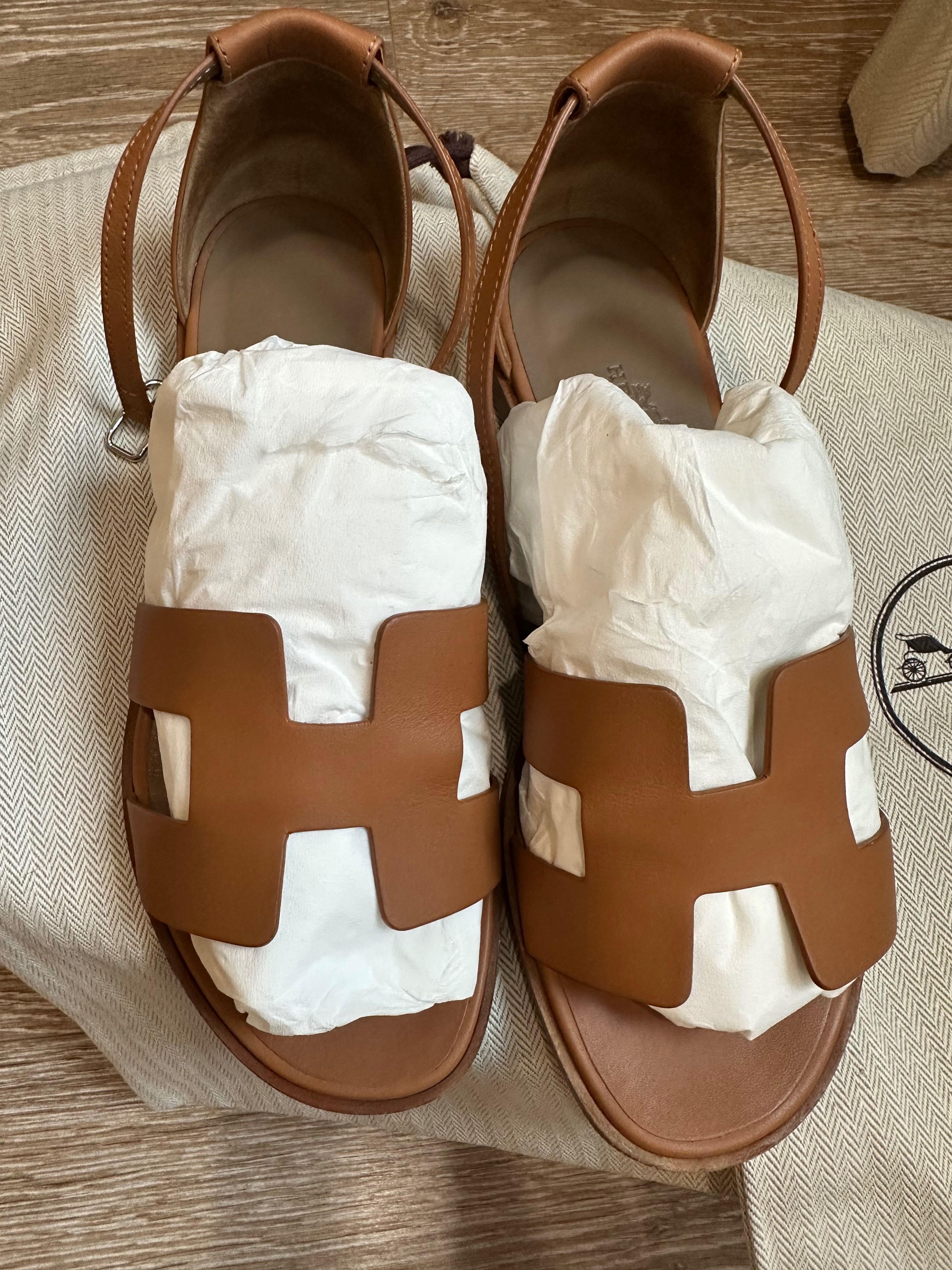 Hermès сандалии в отличном состоянии
