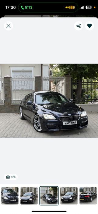 Vand bmw 640 D  pachet M fara motor cutie