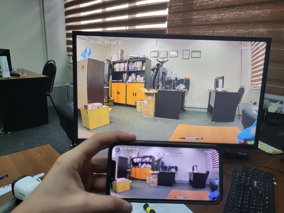 Установка камеры Видеонаблюдения Установка камер Установка камера