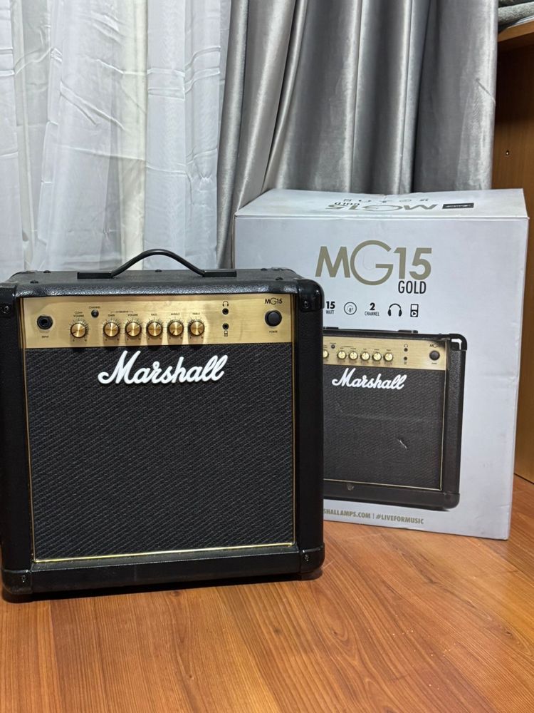 Гитара ibanez grg7221qa и комбоусилитель Marshall Mg15