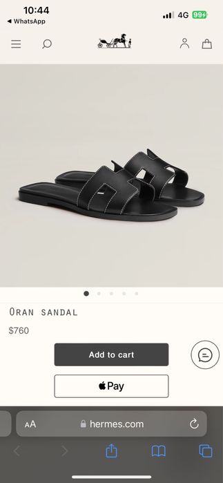 Papuci Slapi Hermes din piele naturala Full Box 36 37 38 39