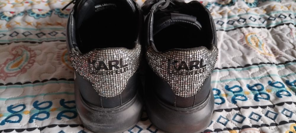 Pantofi adidași papuci dama Karl Lagerfeld Piele nr 39 stare foarte ok