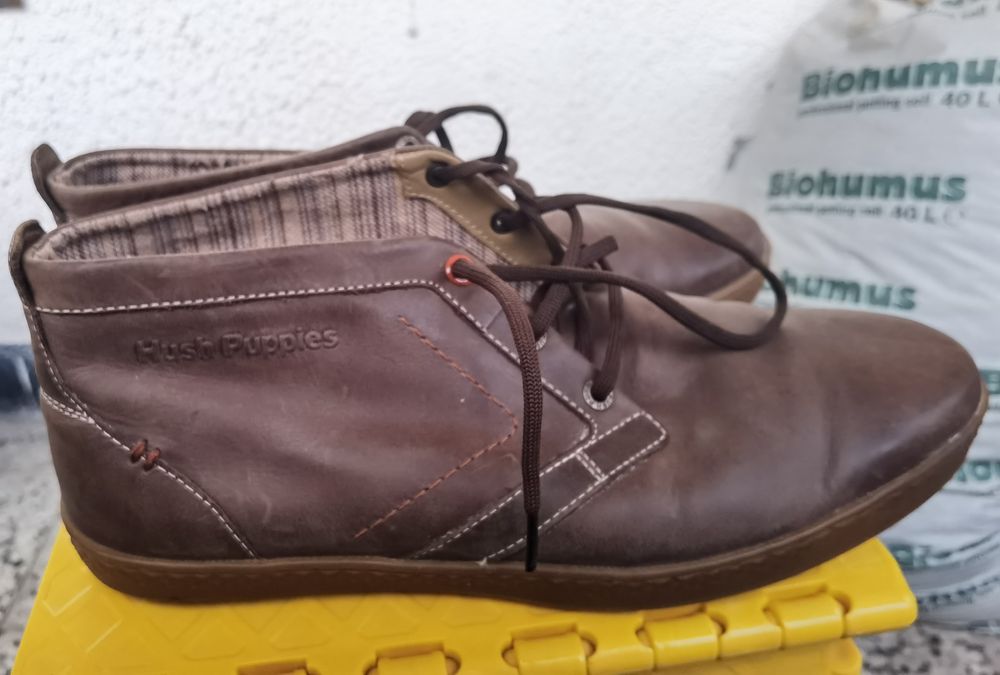 Мъжки кожени обувки от Hush Puppies, 44